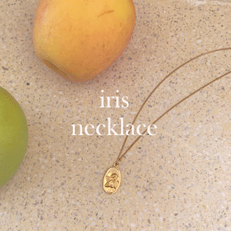 Iris necklace.*