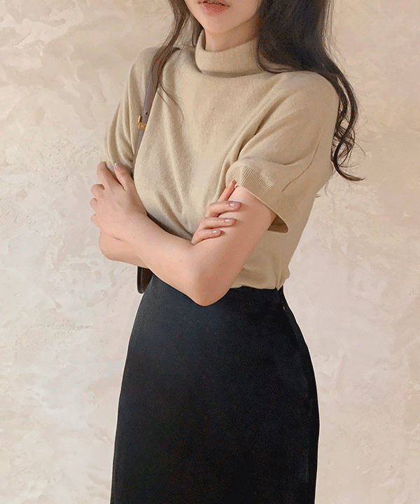 [cashmere] 울캐시 하프넥 니트폴라 - 3color(2주이상 입고 소요/영업일기준)