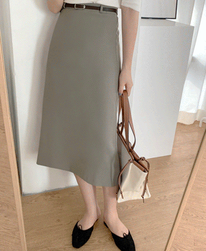 olive skirt (3color)