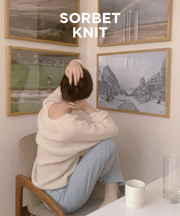 [키드모헤어] sorbet knit (3color) *모델소장