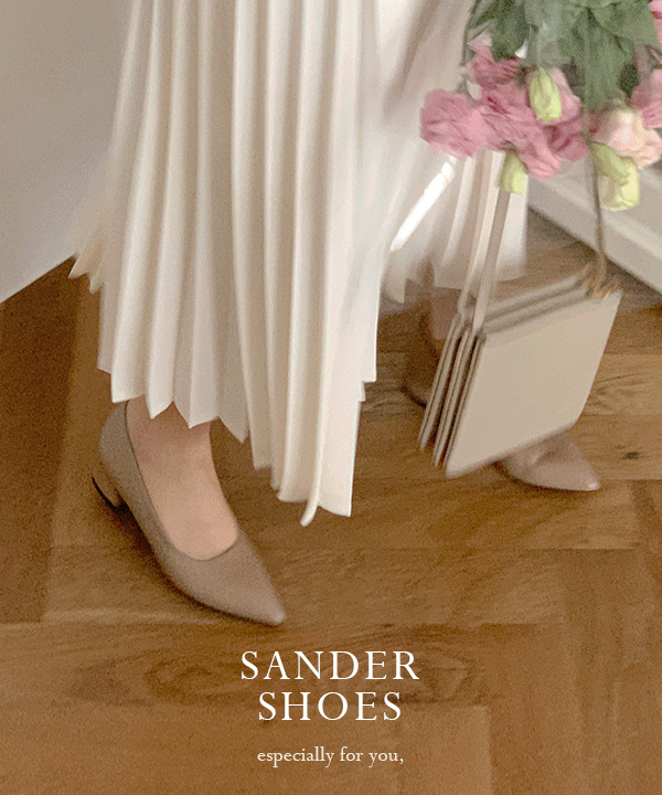 [3.5cm] sander shoes - 3color(5월 초중 순차 입고 예정)